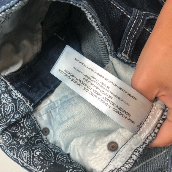 Ariat Jeans Size 25 Long 25L R.E.A.L Denim Ocean Real Straight Icon Jeans - Picture 6 of 8